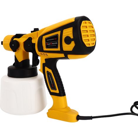 Pulvérisateur de peinture de clôture compatible, pistolet HVLP sans fil murs, plafond, armoires, portes