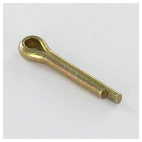 GOUPILLE FENDUE ACIER ZING BLANC 3.2X25(3X35AN) (Unitaire)