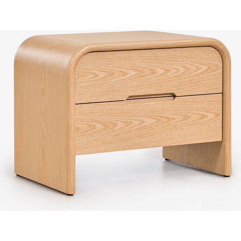Table de chevet 45x40 cm en MDF Claudres SKLUM (1/5)