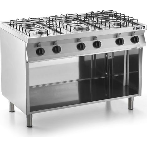 Cuisinière gaz - 6 feux - 28.5 kW - F7/FUG6BA - Saro