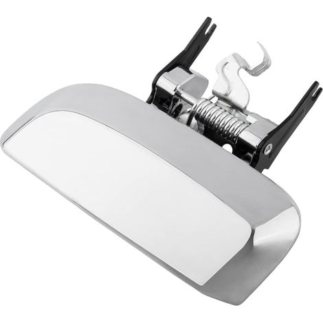 Poignée de porte arrière gauche et droite pour Nissan Pathfinder 2005-2012 remplace 82607-EA502, finition en alliage d'aluminium chromé (arrière droite) (1/5)