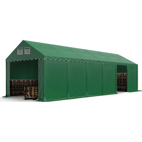 4x12m Tente de stockage TOOLPORT, PVC 800 N, H. 2,6m (1/5)