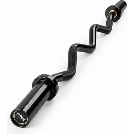 Centra EZ Arm Curl Bar Weight Lifting 4ft Olympic Barbell for 2'' Weight Plates (1/5)