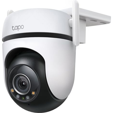 Tp-Link – Caméra de surveillance intérieure/extérieure 2560 x 1440 – Angle de vision 360° horizontal, 130° vertical – Résistance IP66 – Détection IA avancée