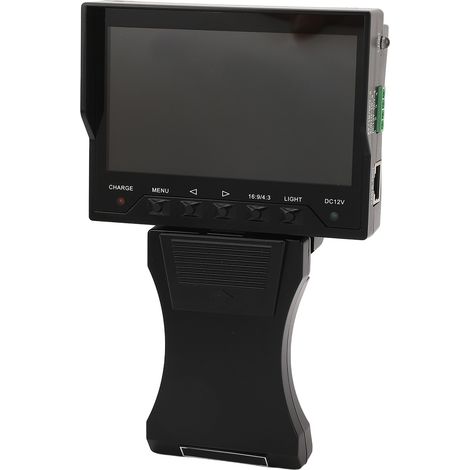 Moniteur de vidéosurveillance avec écran couleur LCD TFT 4,3 pouces, caméra 8 MP, sortie 12 V, prise UE 100-240 V. (1/5)