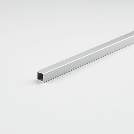 Tubo cuadrado aluminio anodizado 1000 x 20 x 20 mm