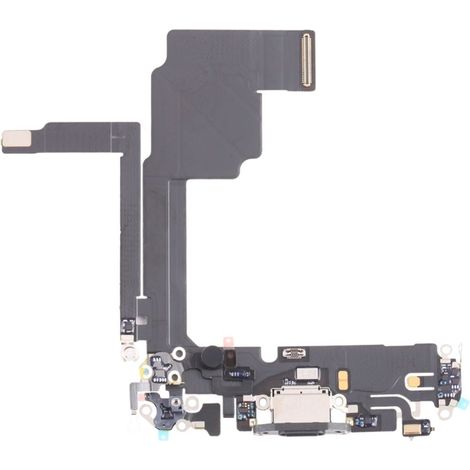 Cable flexible original para puerto de carga del iPhone 15 Pro - Negro
