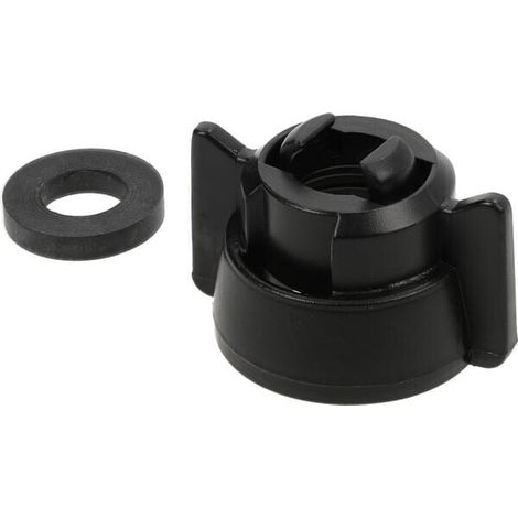 Testina portaugello baionetta SW10/8 nero con guarnizione 25 per confezione Arag ARAG 40299001P025 (1/2)