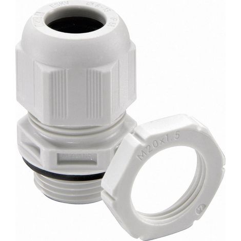 [GEBRAUCHT] B-Ware Wiska Kabelverschraubung M40 Polyamid Lichtgrau IP69K 10 Stück ESKV-SET 40