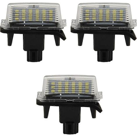 Lot de 6 feux de plaque d'immatriculation LED extérieurs pour Toyota Camry (1/5)