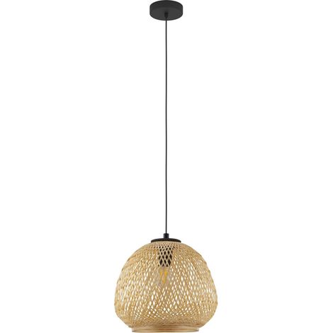 Suspension luminaire Dembleby, lustre suspendu vintage, nature et (1/5)