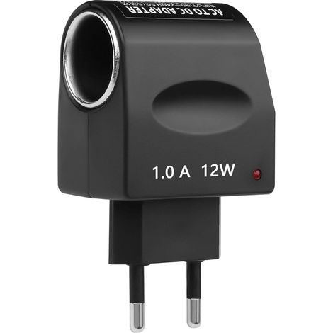 Convertisseur CA vers CC, 230 V à 12 V et 1000 mA, Max 12 W, Adaptateur Secteur de Voiture, Mini convertisseur de Tension, Prise UE (12W) (1/5)