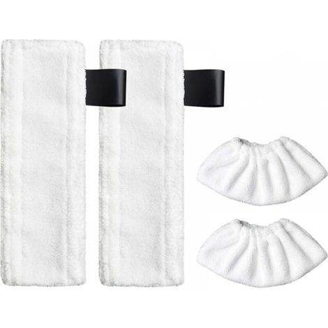 Chiffon de Nettoyage de Rechange pour Nettoyeur à Vapeur Karcher EasyFix SC2, SC3, SC4, SC5 (2 Cleaning Cloth + 2 Cloth Pad) (1/5)