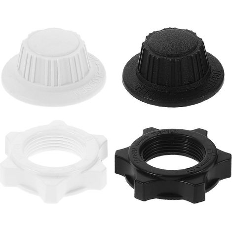 Lot de 4 cache-écrous pour pales de ventilateurs de table et sur pied - Accessoires généraux pour la fixation par vis des pales en plastique - Pièce de rechange (1/5)