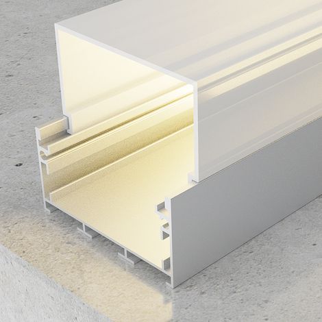 Profilé aluminium Traken - 2 mètres Aluminium - Ledme - LM3797