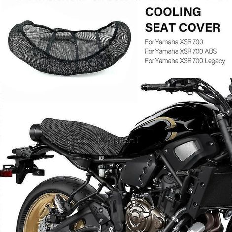 3D-Netzsitzbezug für Yamaha XSR700 XSR 700 Legacy XSR700 ABS Motorrad, wasserdichtes, kühlendes Sitzkissen