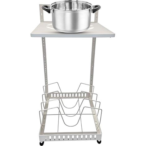 Support Pour Casseroles Et Poêles - Support à 2 Niveaux en (1/5)