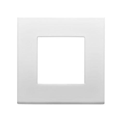 Plaque Dahlia 1 Poste blanche GEWISS GW35901AW