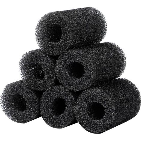 6-Pack Pre-Filter Sponge for Aquarium Shrimp Fry Fish Tank Filter 0.8” Intake, Replacement Foam Cover (1/5)