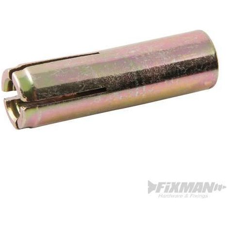 Tassello metallico femmina 6 8 e 10 mm 10 p.zi Fixman-10 mm