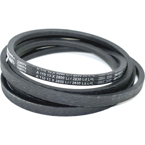 Courroie trapézoidale lisse Contitech Conti V A110 13 x 2800 Li / 2830 Ld