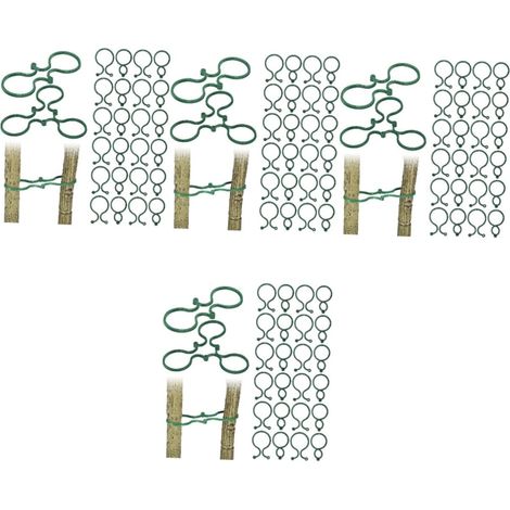 400 Pièces Boucle de Jardinage Pince à Tige de légume Clip pour Treillis de tomates Liens de Jardin Cravate de Vigne Cravates Support Plante grimpante Cravate de Jardin Plastique (1/5)