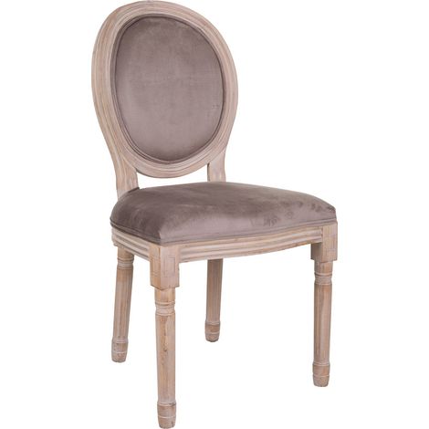 Silla de madera tapizada 48x46x48/96h cm (1/5)