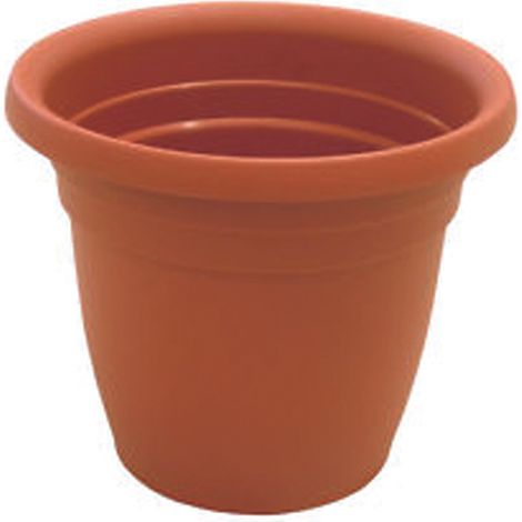 Vaso tondo I.C.S. cm 65 per fiori giardio in polipropilene senza sottovaso (1/4)