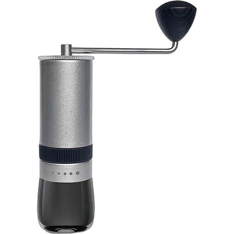 Molinillo de café manual CNC de acero inoxidable, con 5 ajustes para filtro, espresso y prensa francesa. (1/5)