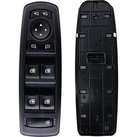 Interruptor de control de ventana para Fluence para L30 para Megane para Laguna para MK3 2008-2016 Interruptor de ventana principal delantera izquierda 809610016R 254000015R (tamaño: 25400-0015R) (1/5)