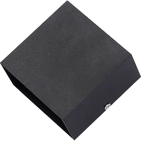 Luminaire murale LED moderne en aluminium noir 10W blanc 6000K pour chambre couloir lampe fixée au mur (1/4)