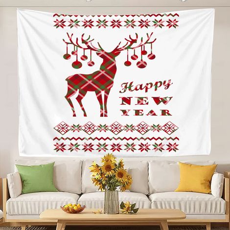 Tapisserie rétro pour chambre à coucher, tissu de fond pour décoration murale 150x130cm (1/5)