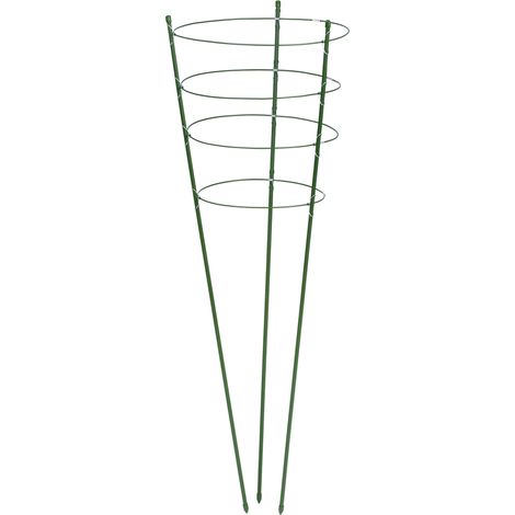 ANNEAUX SUR TUTEUR DE SOUTIEN EN METAL PLASTIFIE H60CM X Ø7MM CIS (1/4)