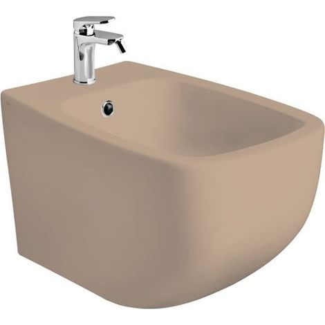 Wandbidet, Matt Sandbeige, Aus Sanitärkeramik  Mozart