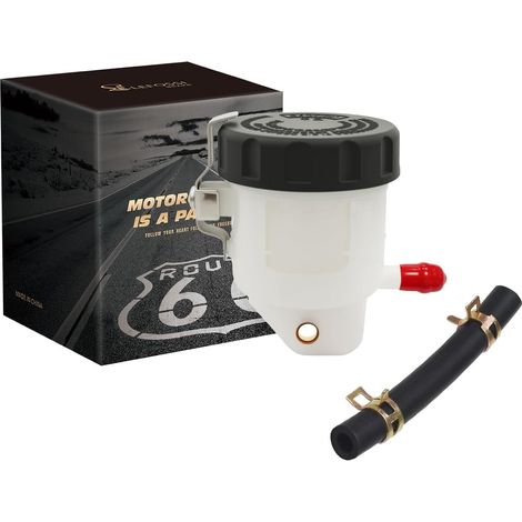 Universal de frein avant moto Master Cylindre de frein Pompe Réservoir d'huile Coupe Fluide Bouteille Réservoir Pour Compatible avec FZS 600 YZF-R1 YZF-R6 YZFR1 YZFR6 R6 R1 2000-2018 (1/5)