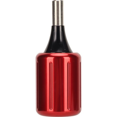 Tube de poignée de cartouche de tatouage en alliage d'aluminium réglable professionnel, rouge, pour machine à tatouer (1/5)