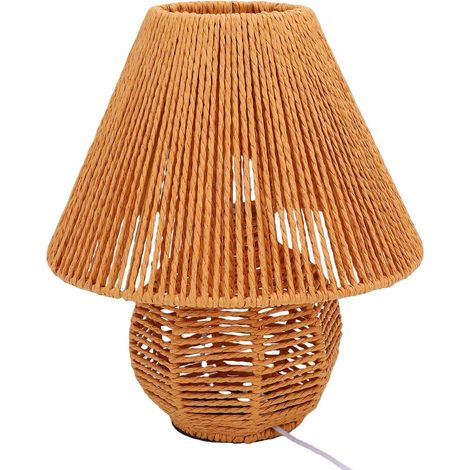 PUSOKEI Lampe de Table en Jute Vintage avec intensité (1/5)