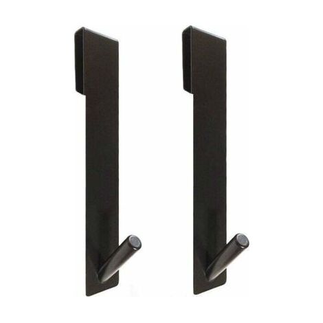 Ganci da parete per doccia, set da 2 ganci in acciaio inox, per pareti doccia in vetro.