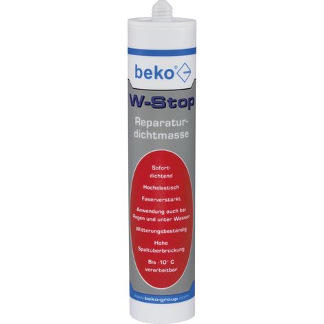 beko W-Stop Reparaturdichtmasse 310 ml grau 237 1 310 (1/3)