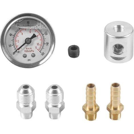Manomètre de pression de carburant 1/8 NPT, remplacement professionnel, compatible Honda '88-'00 S202412303342-Yvan (1/4)