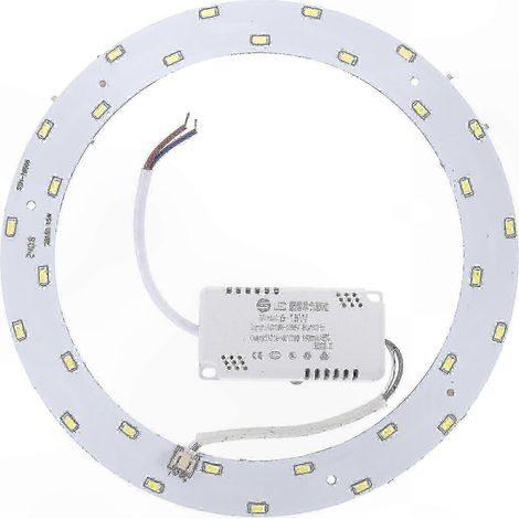 Luminaire circulaire magnétique 30 LED 15W SMD Plafonnier 220V-240V Éclairage économe en énergie (1/3)