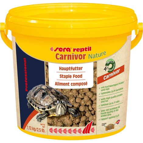 Sera Professional Reptile Carnivor Nature - Aliment biocomposant pour reptiles carnivores