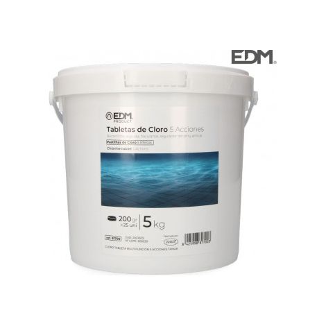 4 Chlore 5 Actions Tablette 5kg Fusion Edm