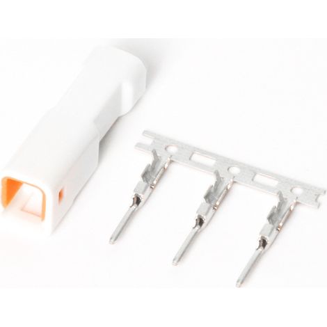 OPAI JST Kfz-Wasserdichter Stecker 02T 02R-JWPF-VSLE-S, wasserdichter Stecker, 2-polig, männlich/weiblich (1/4)
