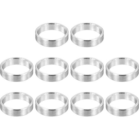 Entretoise en Acier Inoxydable, 12Pcs Entretoise Métallique 10mm ID x 12mm OD x 3mm L Bague à Vis pour 3/8" ou M10 Boulon (1/5)