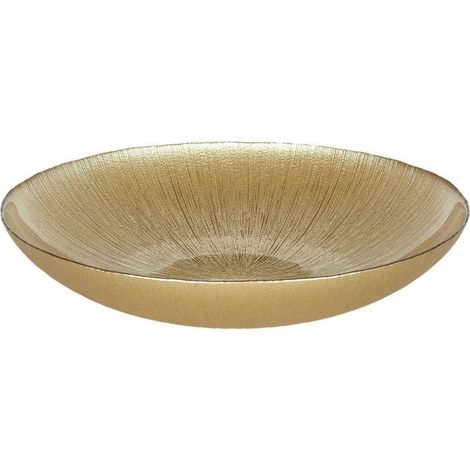 Dore CIOTOLA 30cm ORO VETRO scintillante glamour (1/4)
