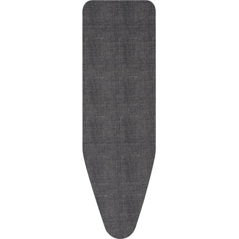 Brabantia Baumwollbezug C, 124x45cm, mit Unterlage, Denim Black Bügeltisch-Bezug
