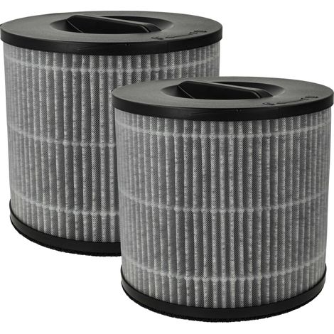 vhbw 2x filtro HEPA H11 sostituisce Steba 93-12-00 per purificatore d'aria, filtro carboni attivi integrato