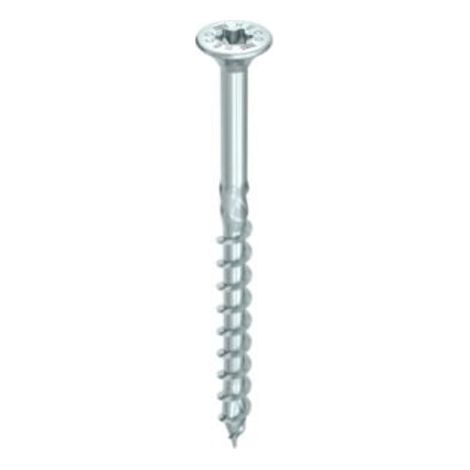 HECO Senkkopf TOPIX-plus 6,0 x 100 mit Frästaschen, HECO-Drive, HD-25, Teilgewinde, verzinkt blau, A3K 100 Stk (1/4)