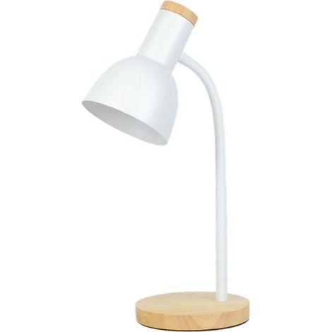 Lampe de chevet LED 5W avec bras flexible à 360°, protection des yeux, design minimaliste pour chambre, prise UE.